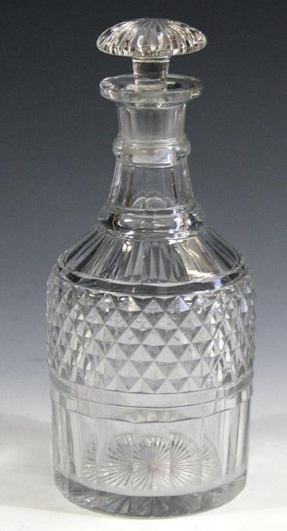 A Late-Georgian Pint Sized Shouldered & Straight-Sided Decanter C.1830