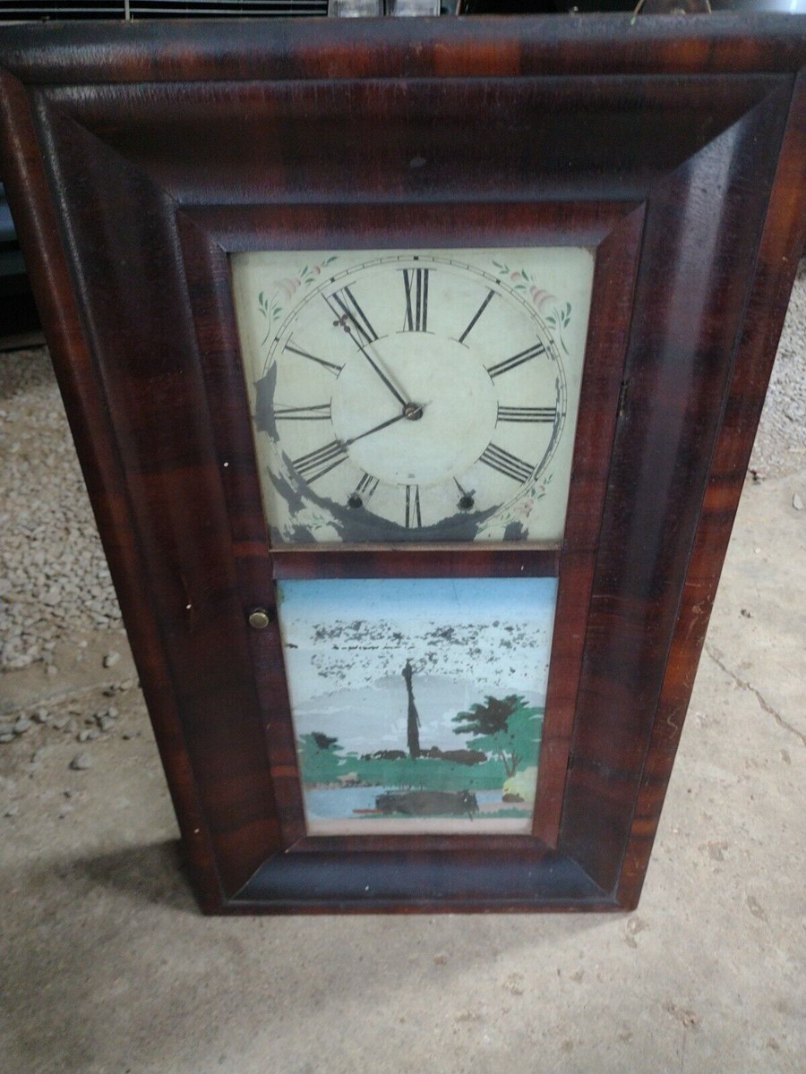 Antique 1800s Chauncey Jerome Ogee Clock
