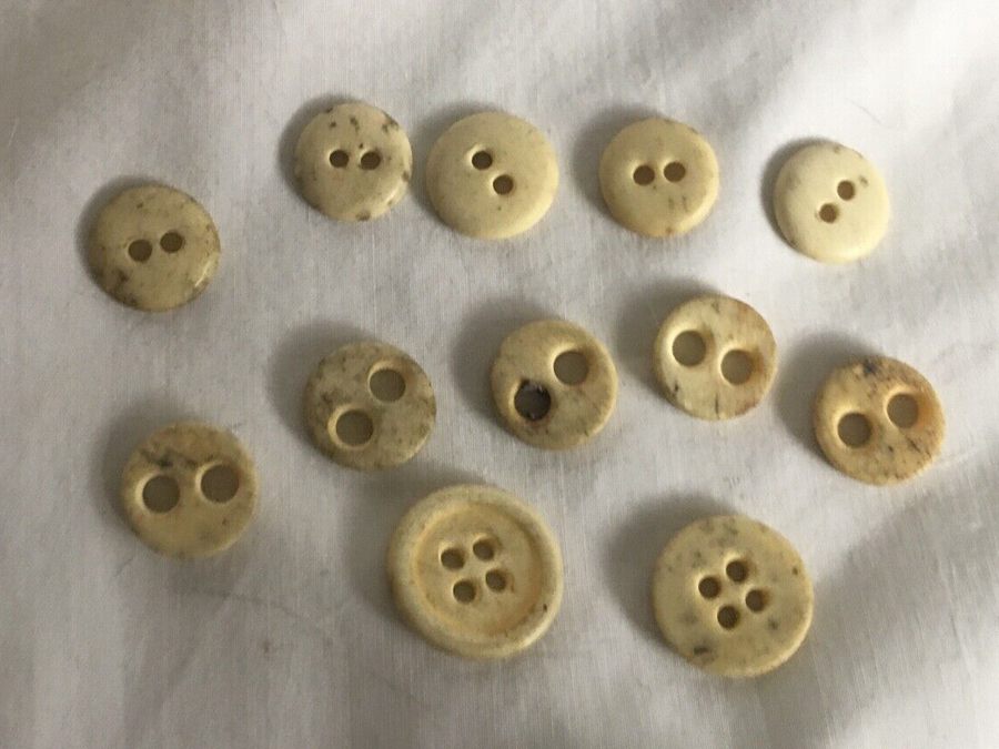 Antique Bone Buttons