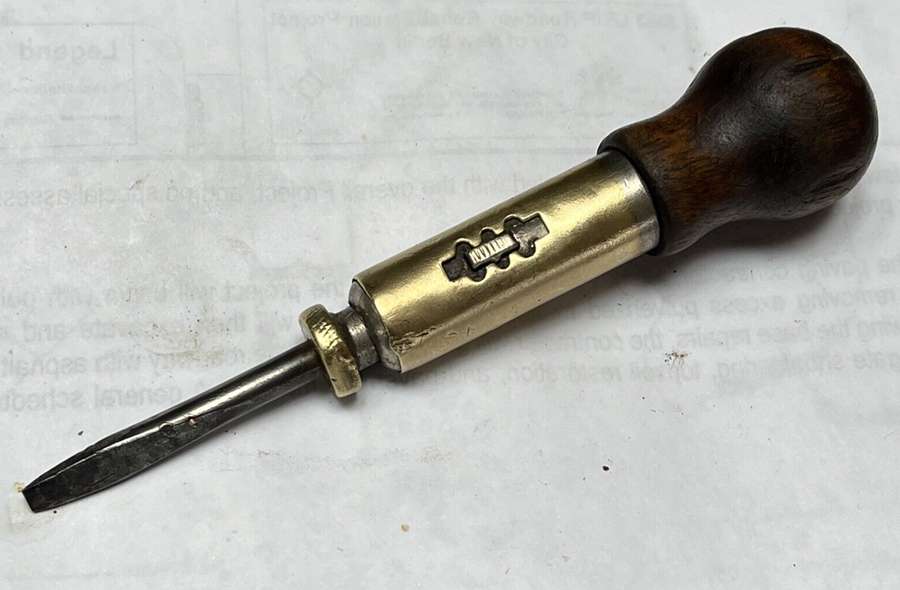 Antique Vintage Ratcheting Screwdriver