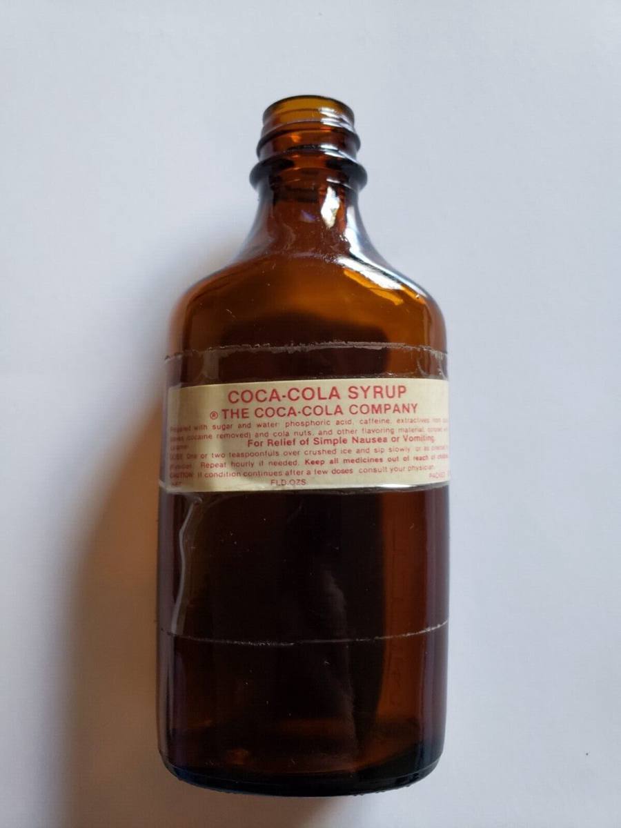 Coca-Cola syrup medicine bottle 5 inches