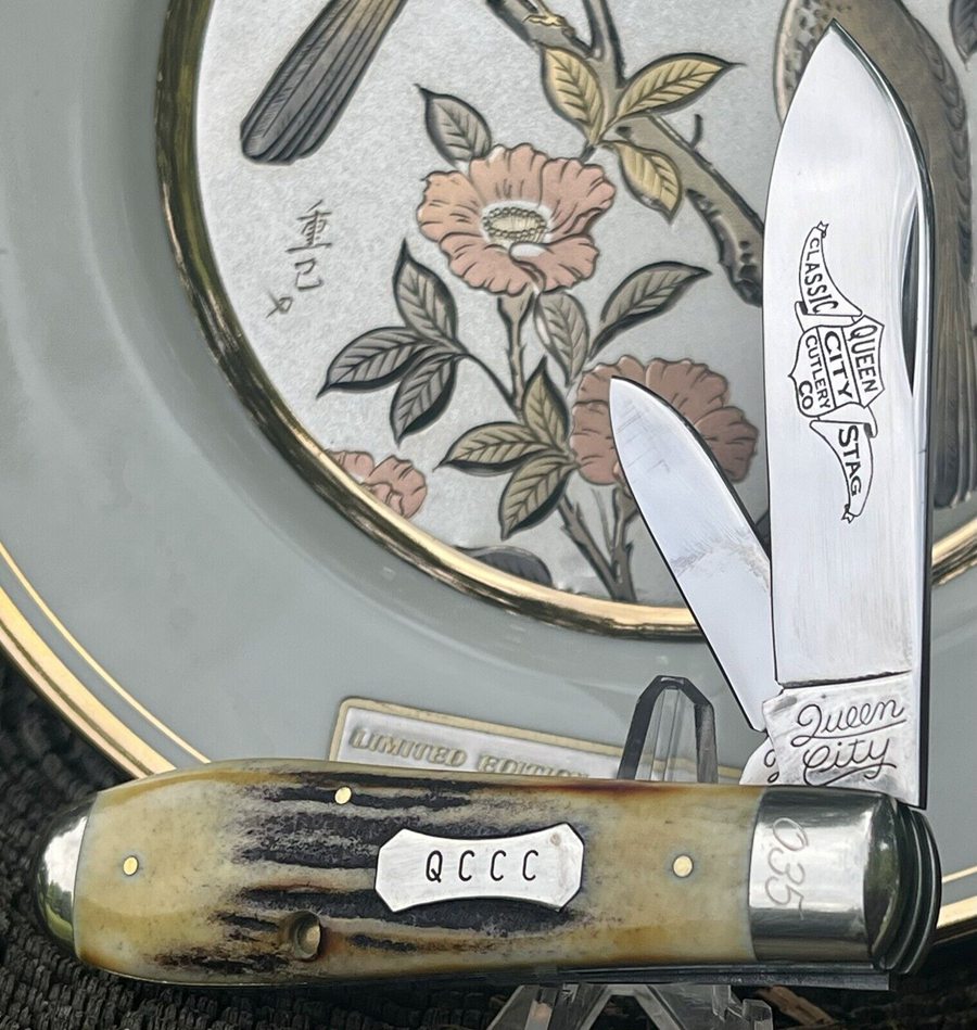 Queen City Classic Stag Jack Pocket Knife