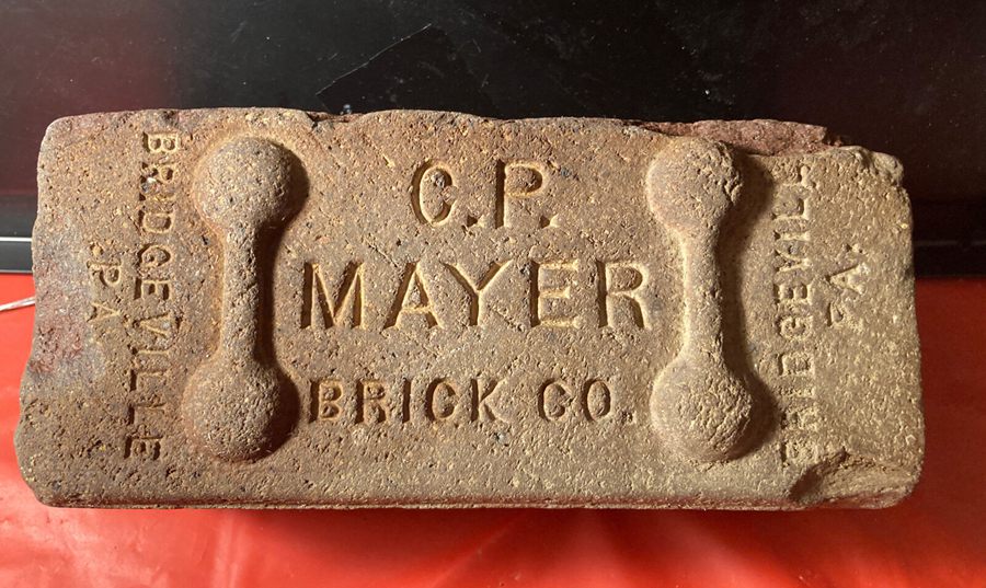 Reclaimed Brick Pennsylvania C P Mayer Vintage Handmade Brick