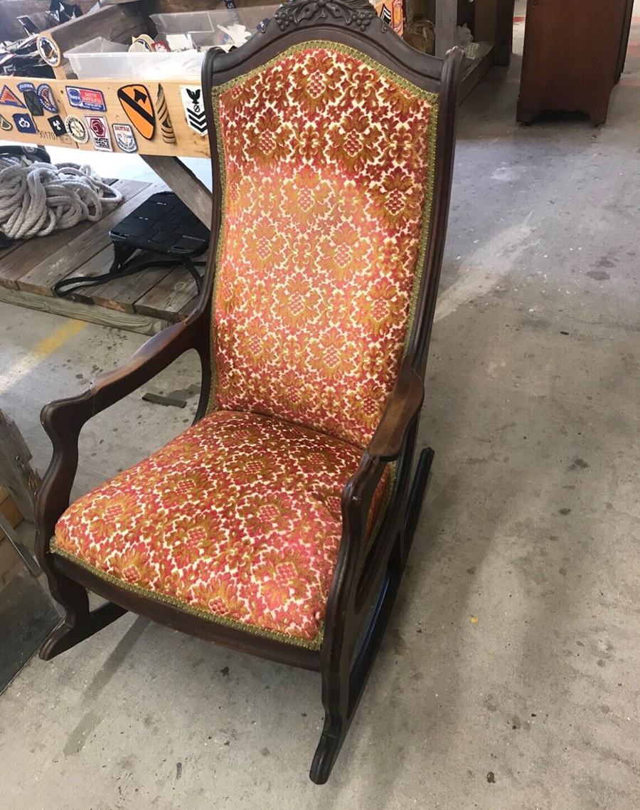 antique victorian rocking chair