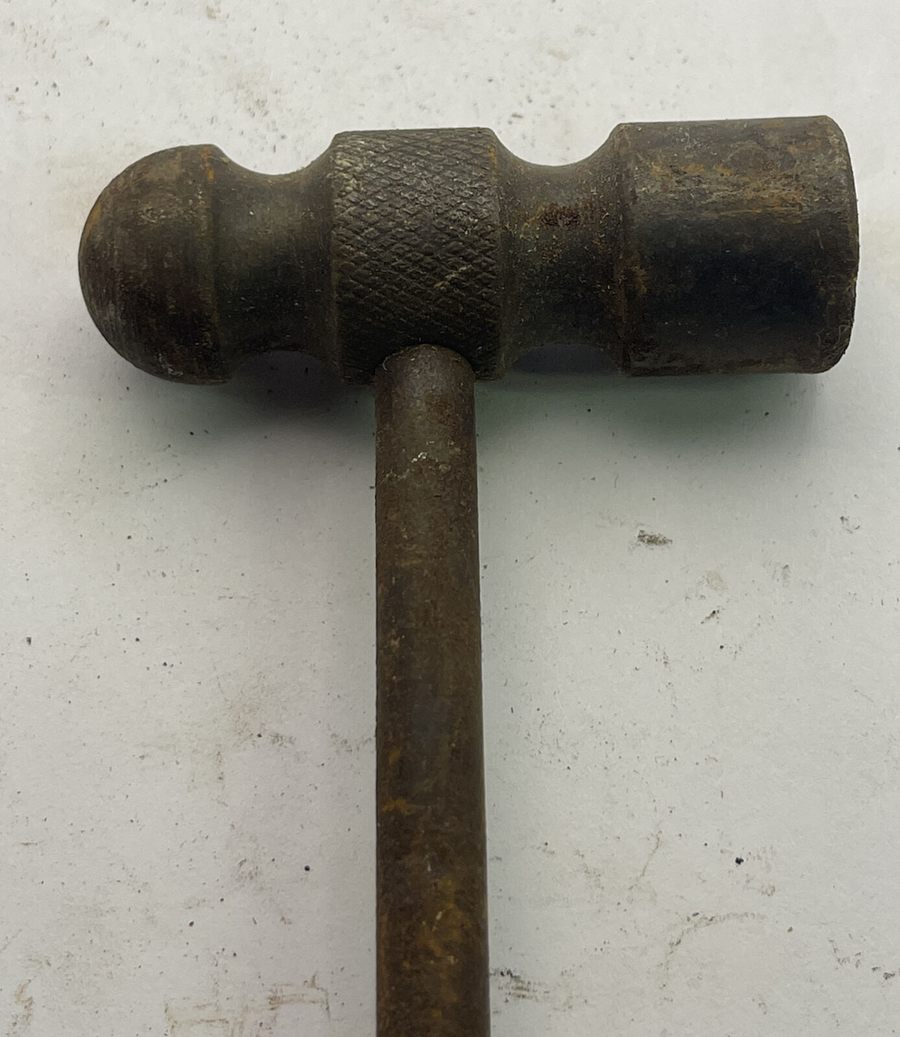 vintage antique hammer estate flat round ball peen